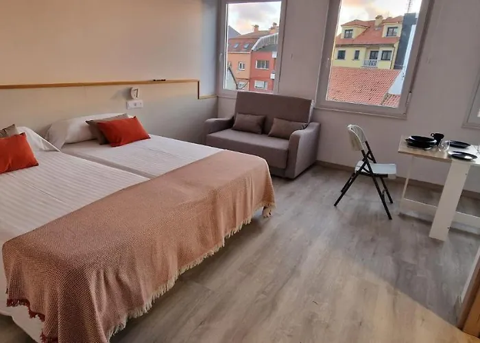 Estudios En Plaza Cabo Da Centro Apartment *